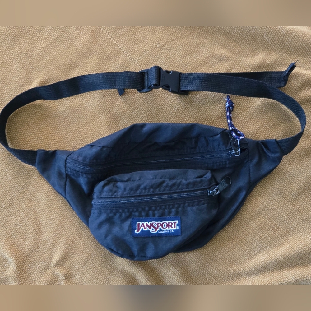 Vintage JanSport Black Waist Pack - Picture 2 of 7